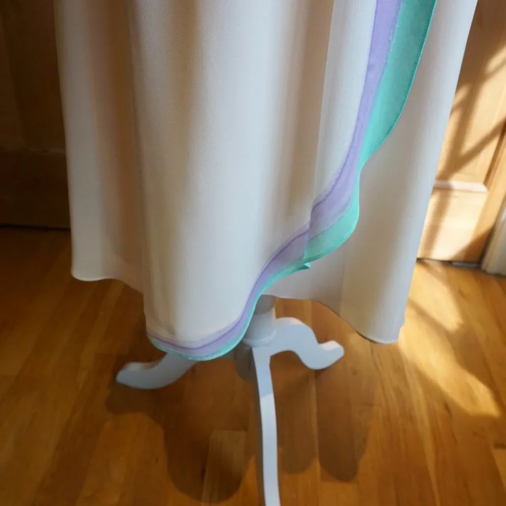 💚 VINTAGE ZIZI | BARBARA CHODOS Stripe Wrap Skirt - Picture 5 of 13